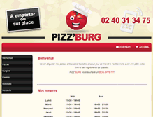 Tablet Screenshot of pizzburg.net